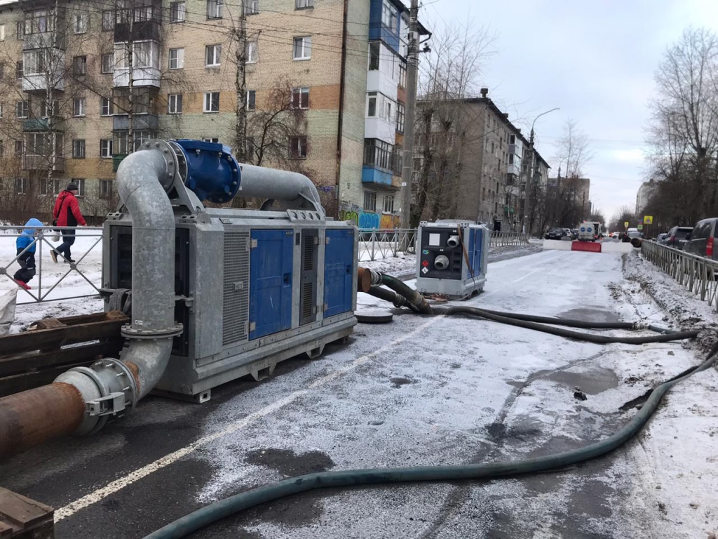 Sewage bypass project in Russia | BBA Pumps