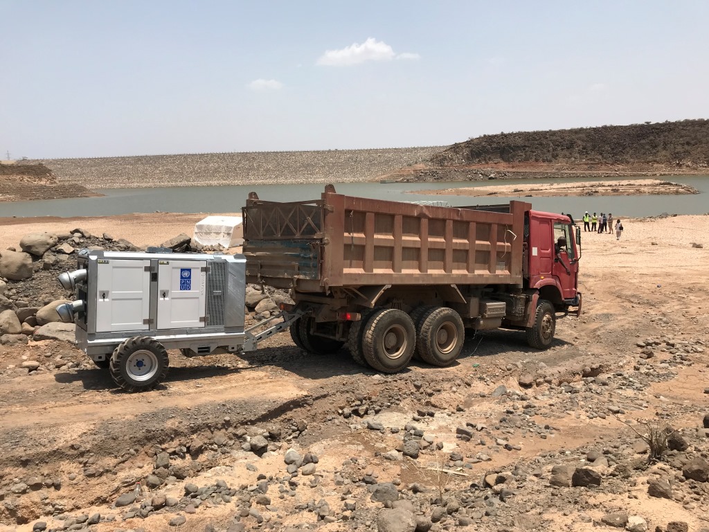 Flood relief pumps for the United Nations in Djibouti | BBA Pumps