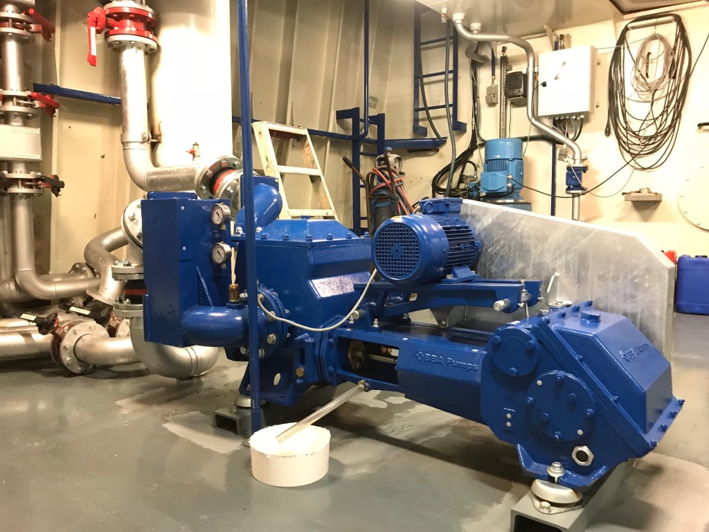 A wellpoint dewatering pump onboard a ship | BBA Pumps